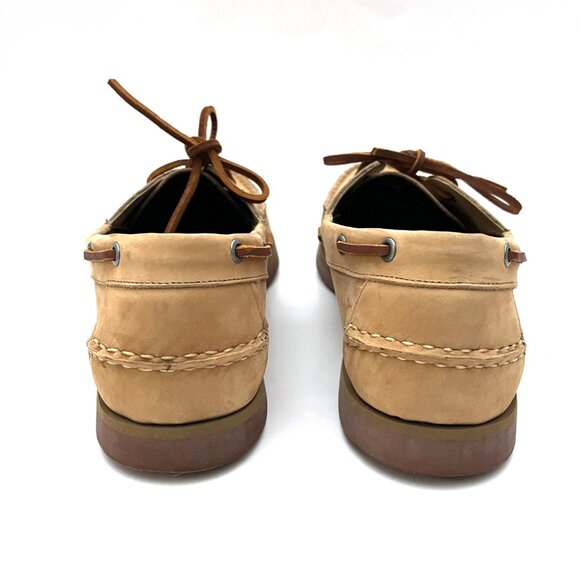 ALLEN EDMONDS Force 10 Suede Deck Boat Shoes Tan main image 4